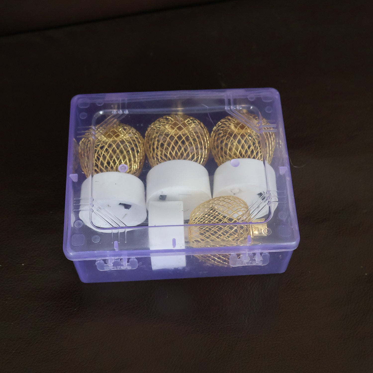 Decorative Apple Shape LED Tealight Candles - (4 Pc) Decorative Apple Shape LED Tealight Candles - (4 Pc)